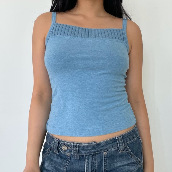 Mexx Blue Square Neck Cami Top - X-Small/Small - Picture 4 of 4